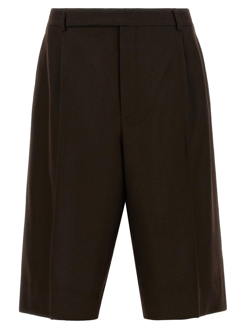 Saint Laurent Brown Wool Bermuda Shorts