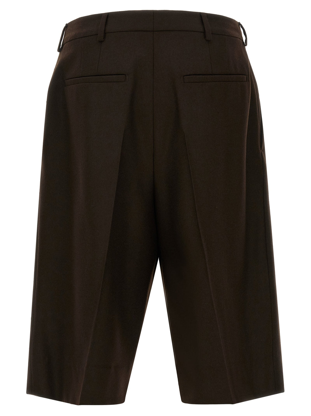 Saint Laurent Brown Wool Bermuda Shorts