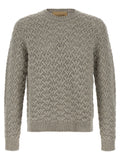 Valentino Garavani Gray Virgin Wool Cardigan