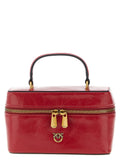 PINKO Red Calfskin Crossbody Bag