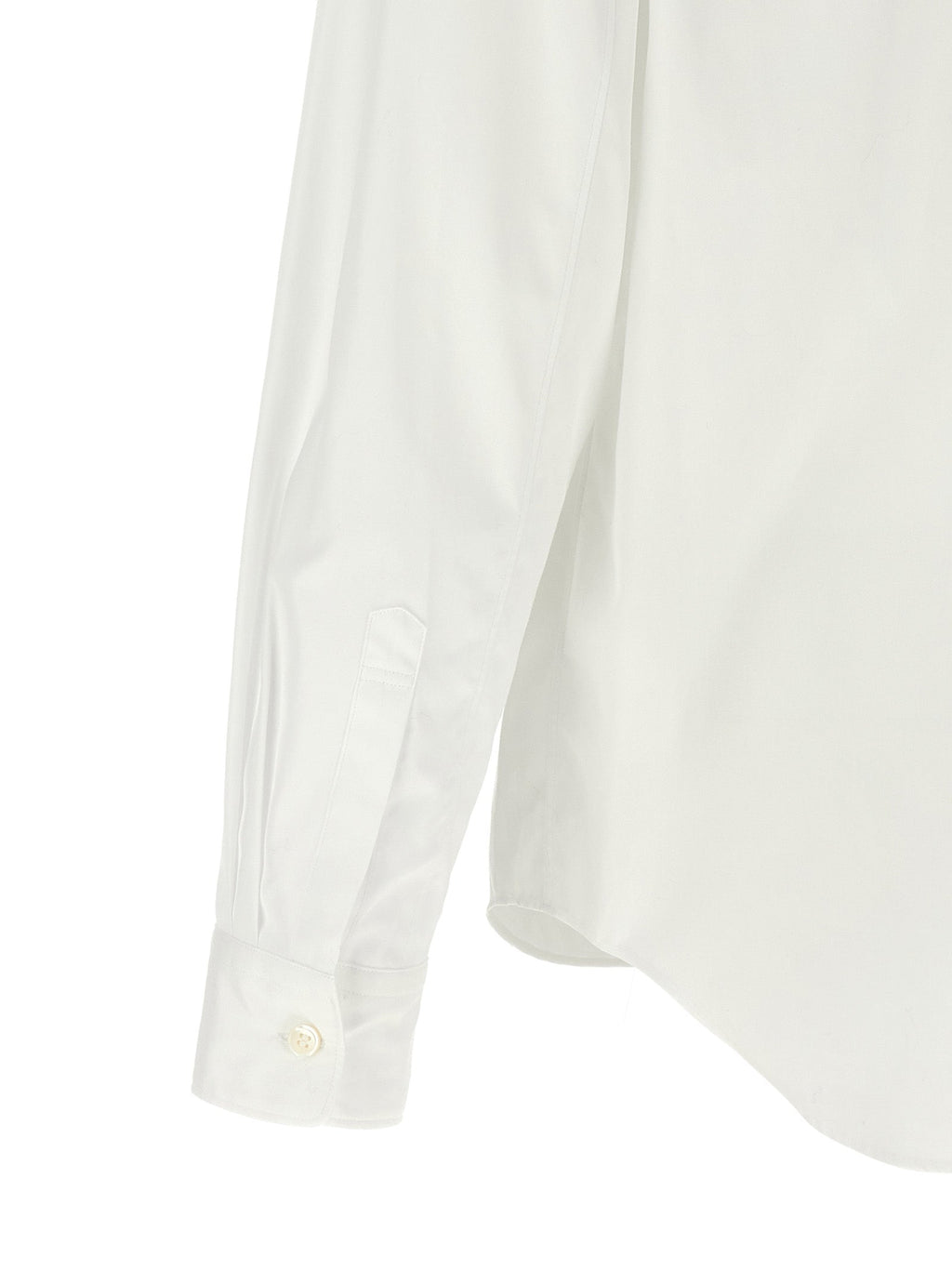 Comme Des Garçons White Cotton Blouse