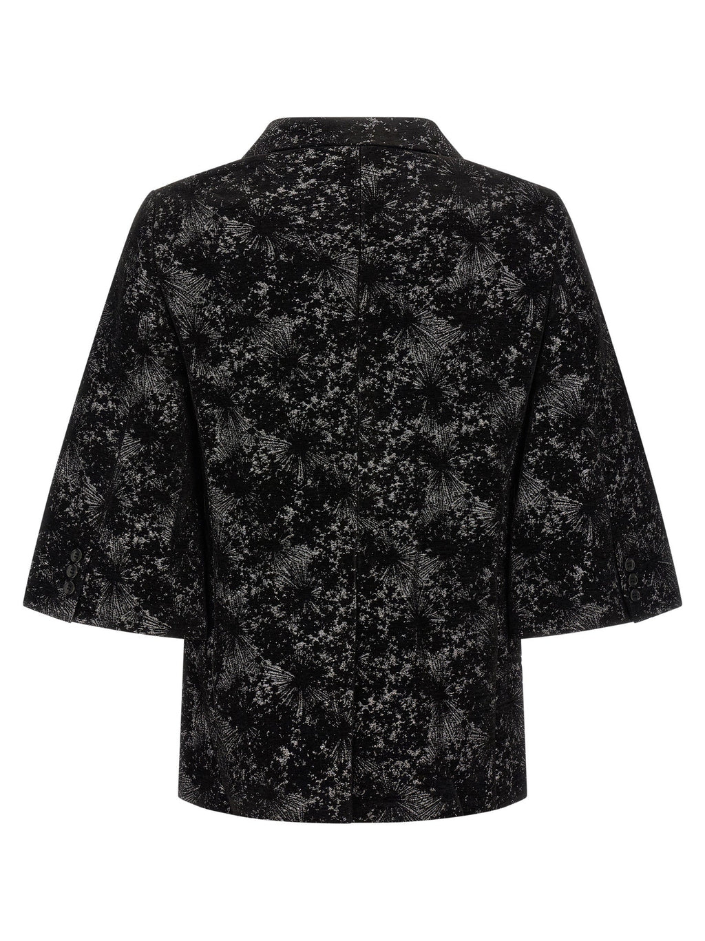 Comme Des Garçons Black Polyester Blazer