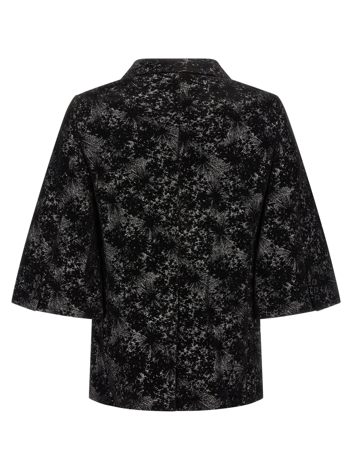 Comme Des Garçons Black Polyester Blazer