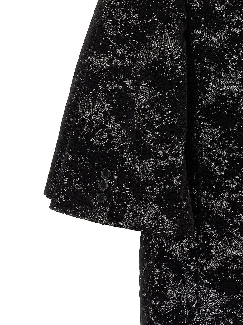 Comme Des Garçons Black Polyester Blazer