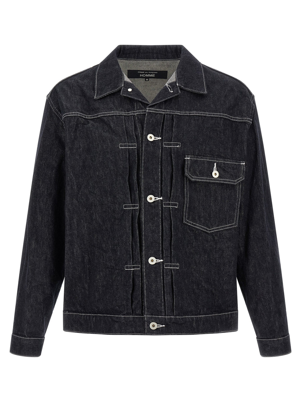 Comme Des Garçons Blue Cotton Denim Jacket