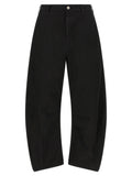 Comme Des Garçons Black Polyester Casual Pants