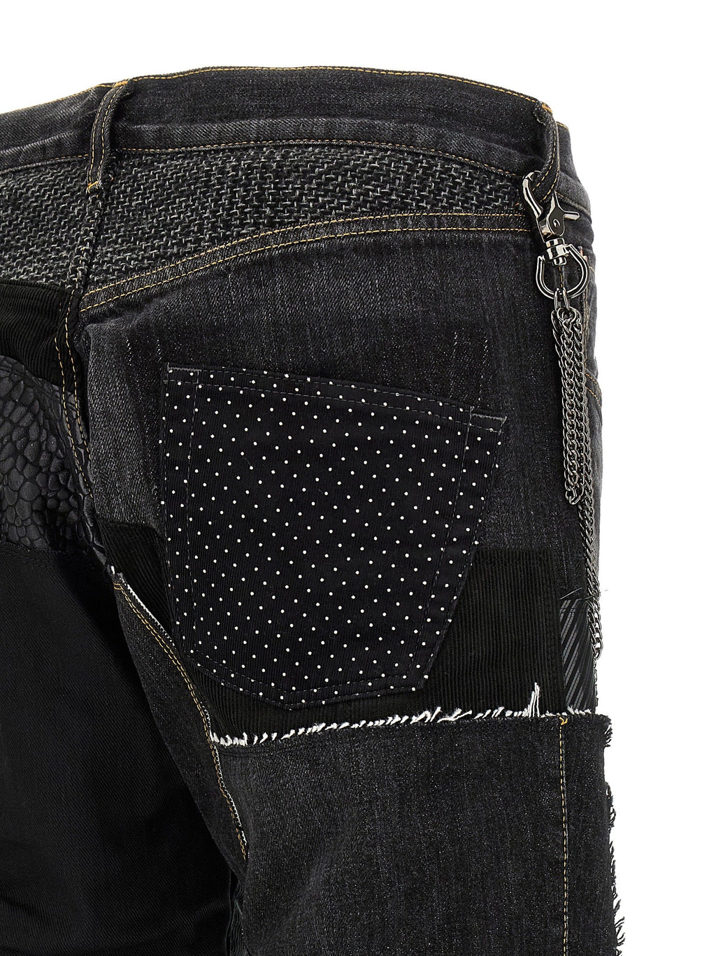 Junya Watanabe Blue Cotton Jeans Denim