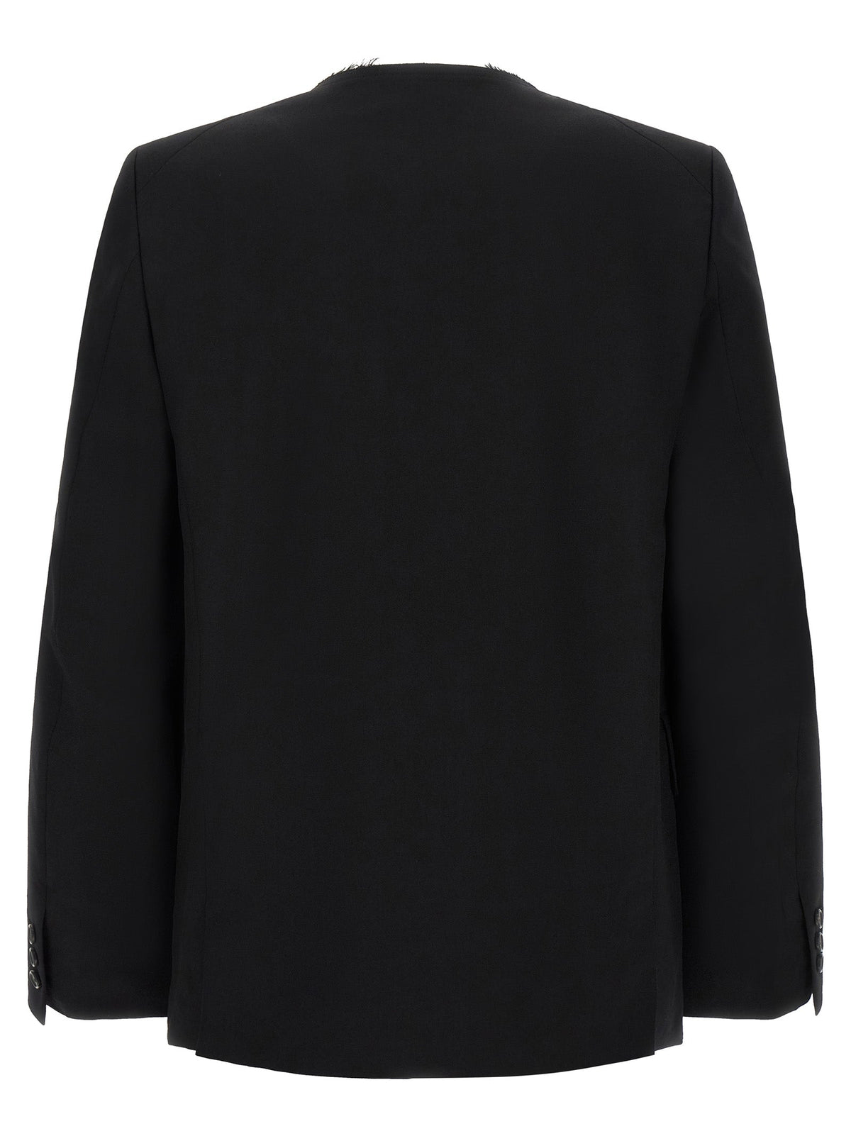 Comme Des Garçons Black Wool Blazer