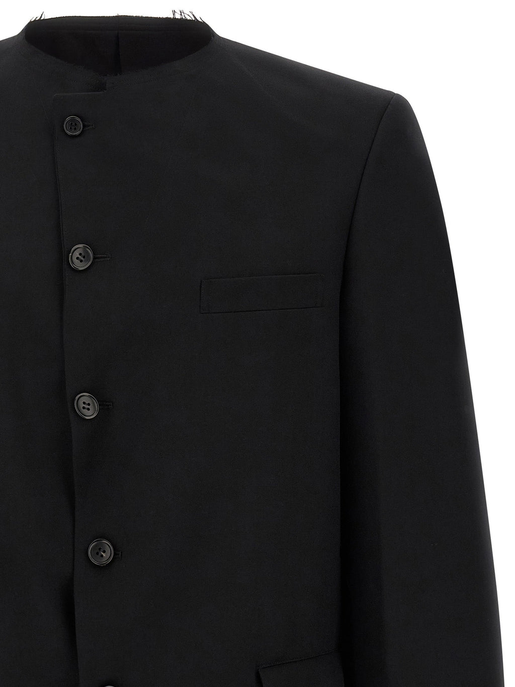 Comme Des Garçons Black Wool Blazer