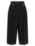 Zimmermann Black Wool Cropped Pants