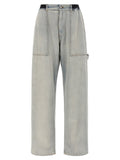 MM6 Maison Margiela Blue Cotton Relaxed Fit Jeans