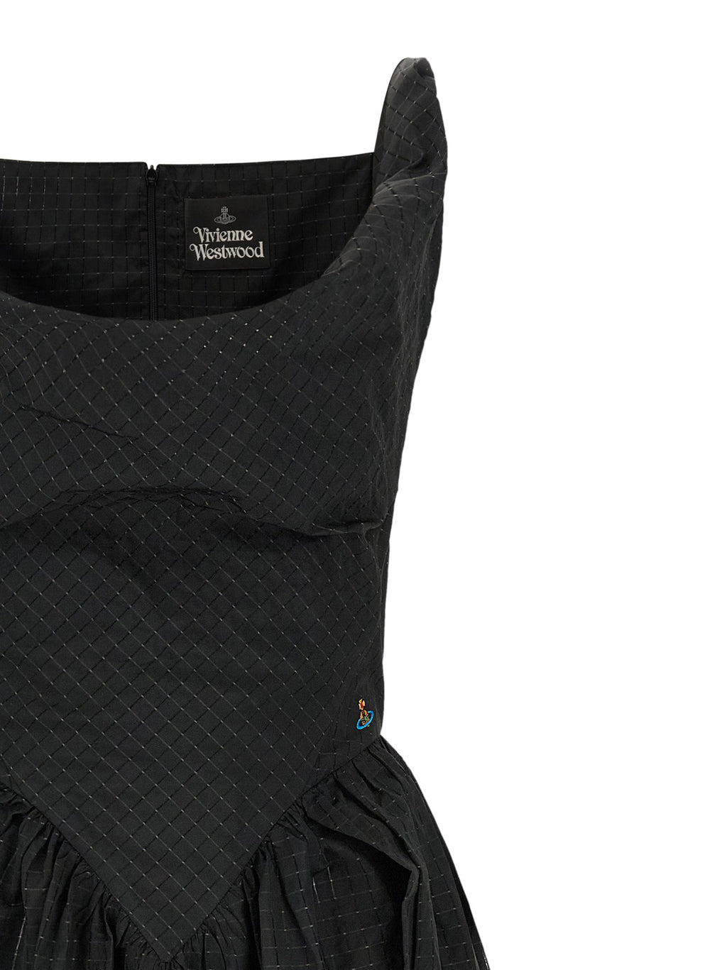 Vivienne Westwood Black Polyester Midi Dress