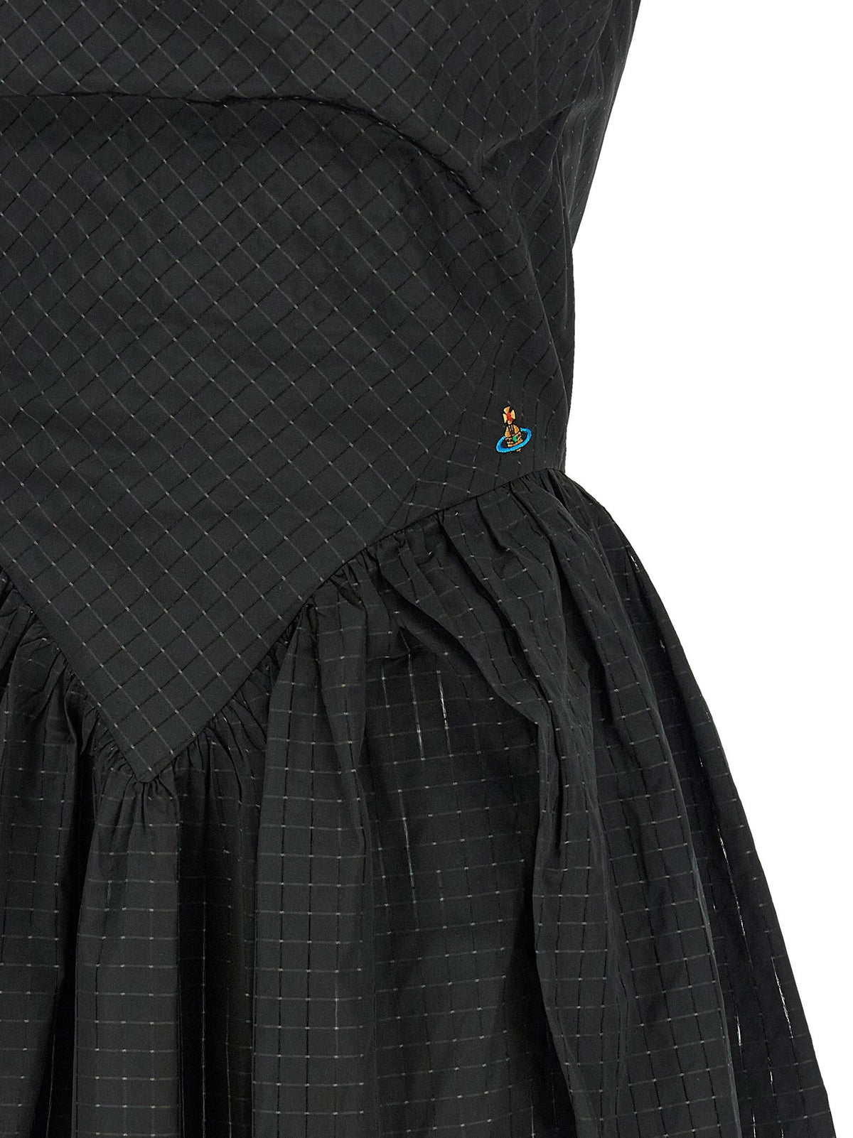 Vivienne Westwood Black Polyester Midi Dress