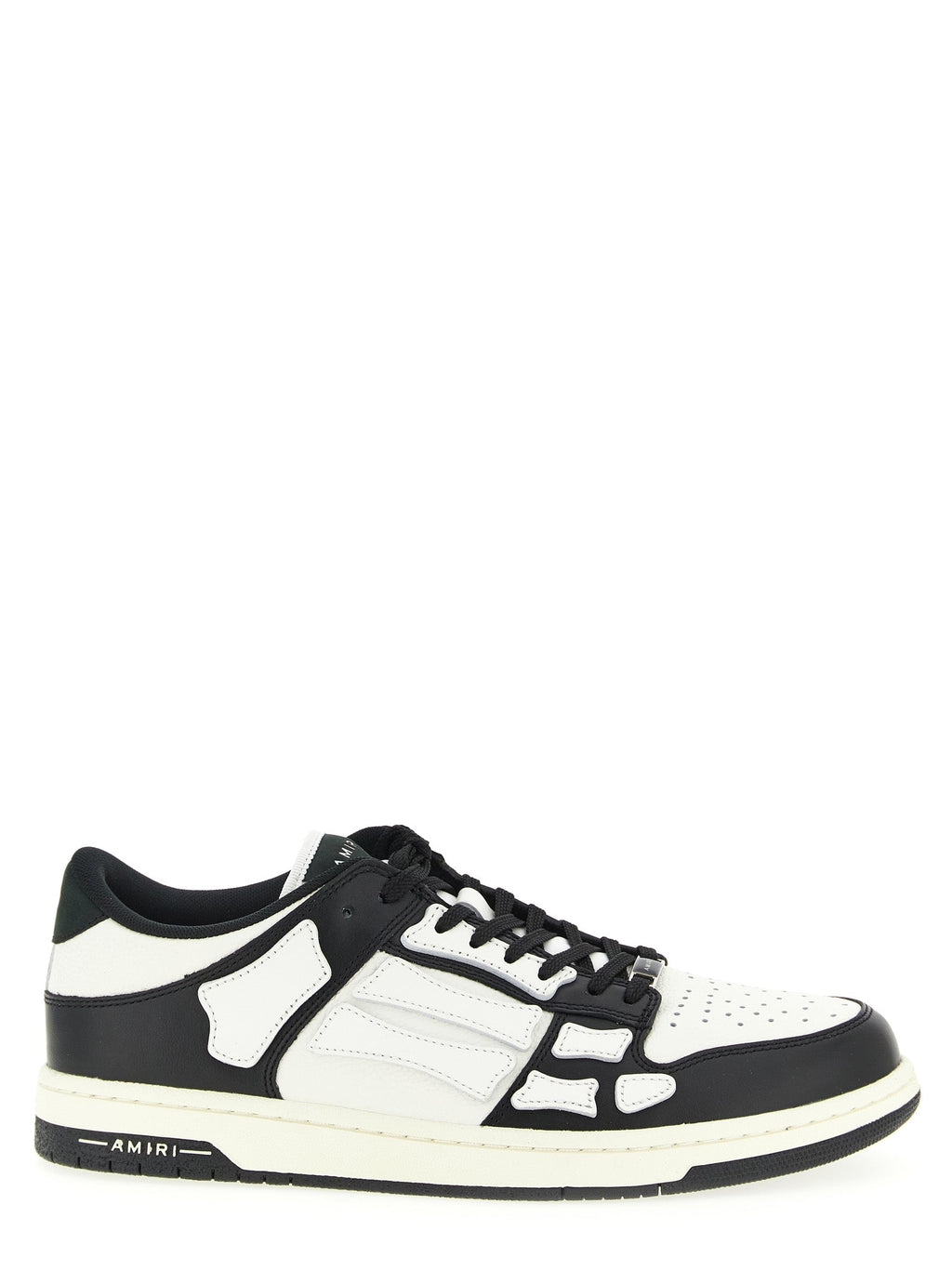 Amiri White Calfskin Low Top Sneakers