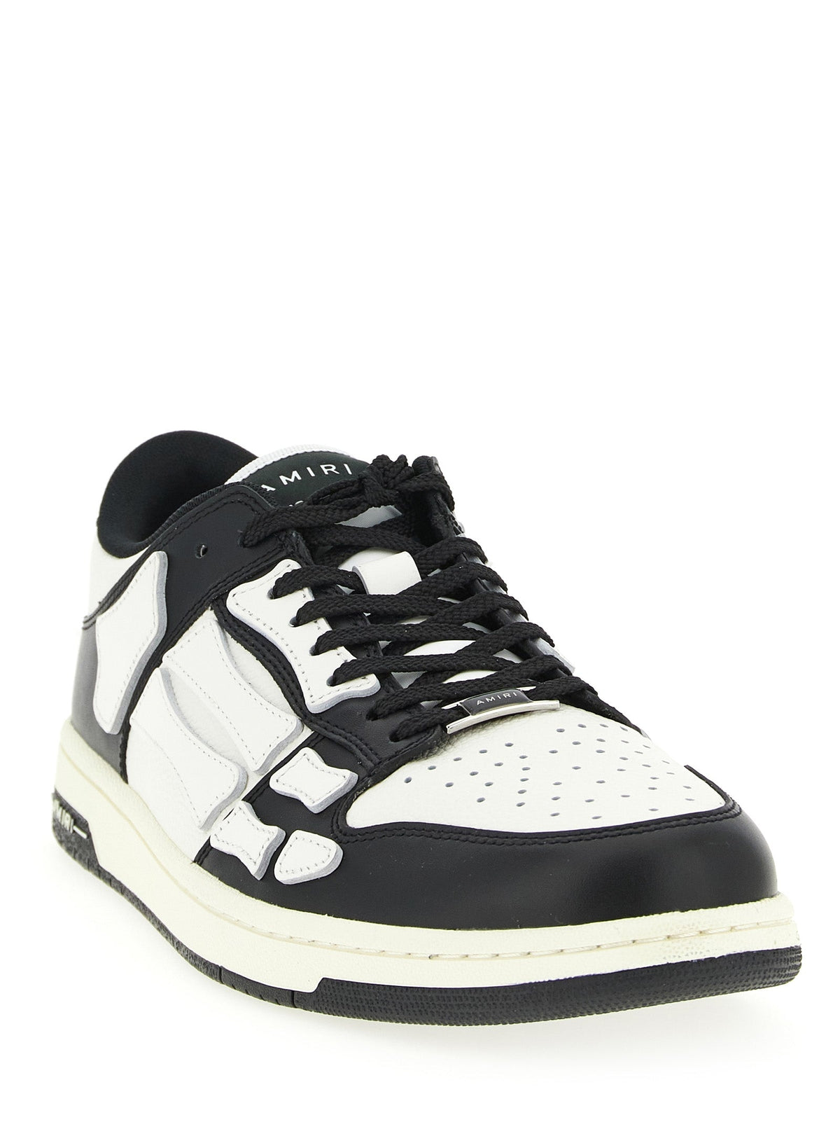 Amiri White Calfskin Low Top Sneakers
