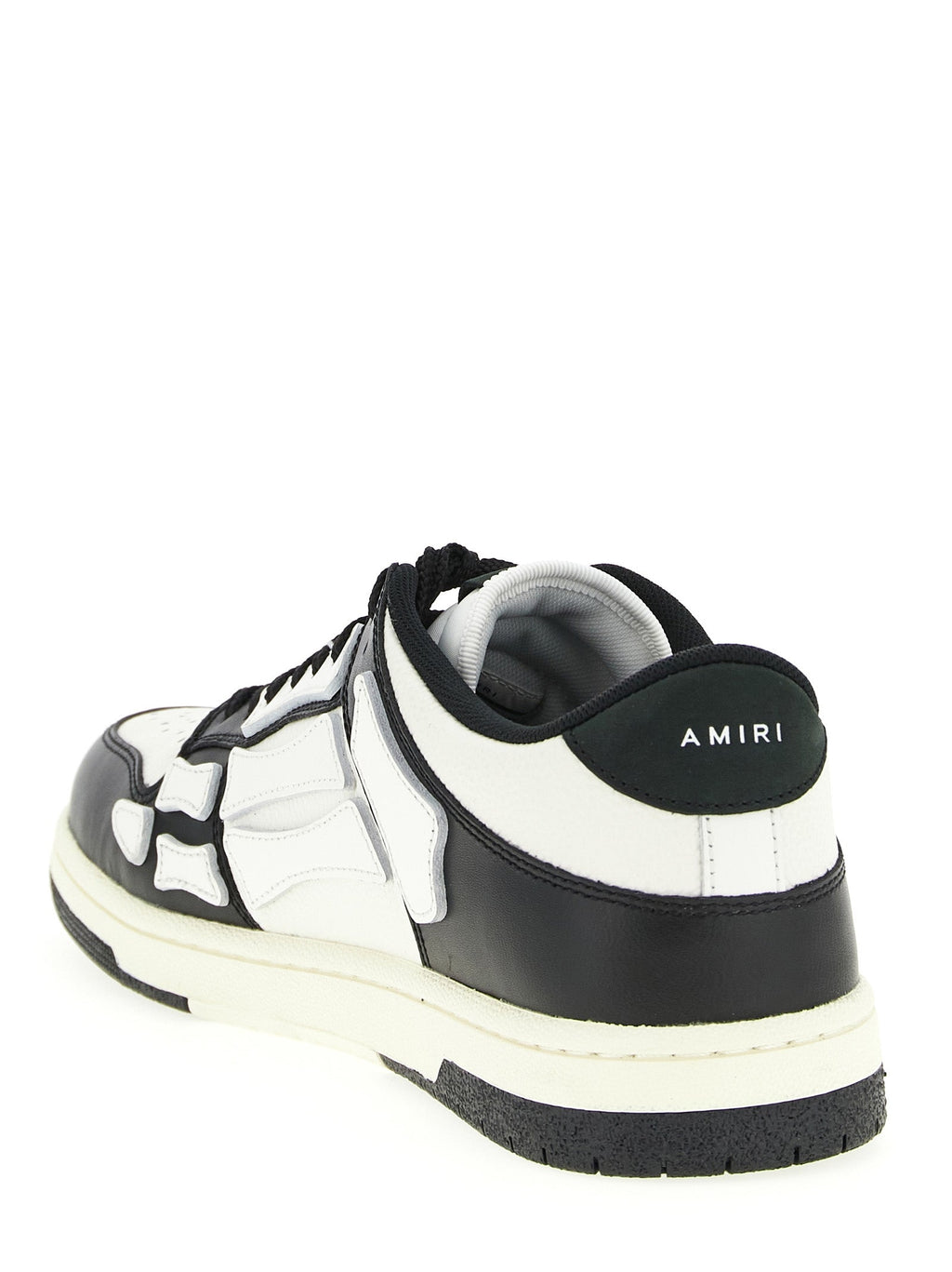 Amiri White Calfskin Low Top Sneakers