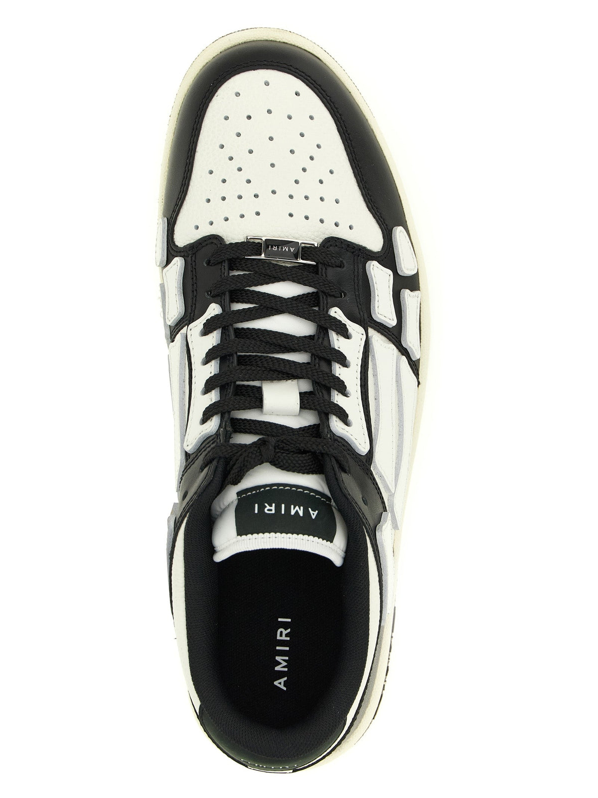Amiri White Calfskin Low Top Sneakers