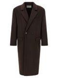 Saint Laurent Brown Wool Coat