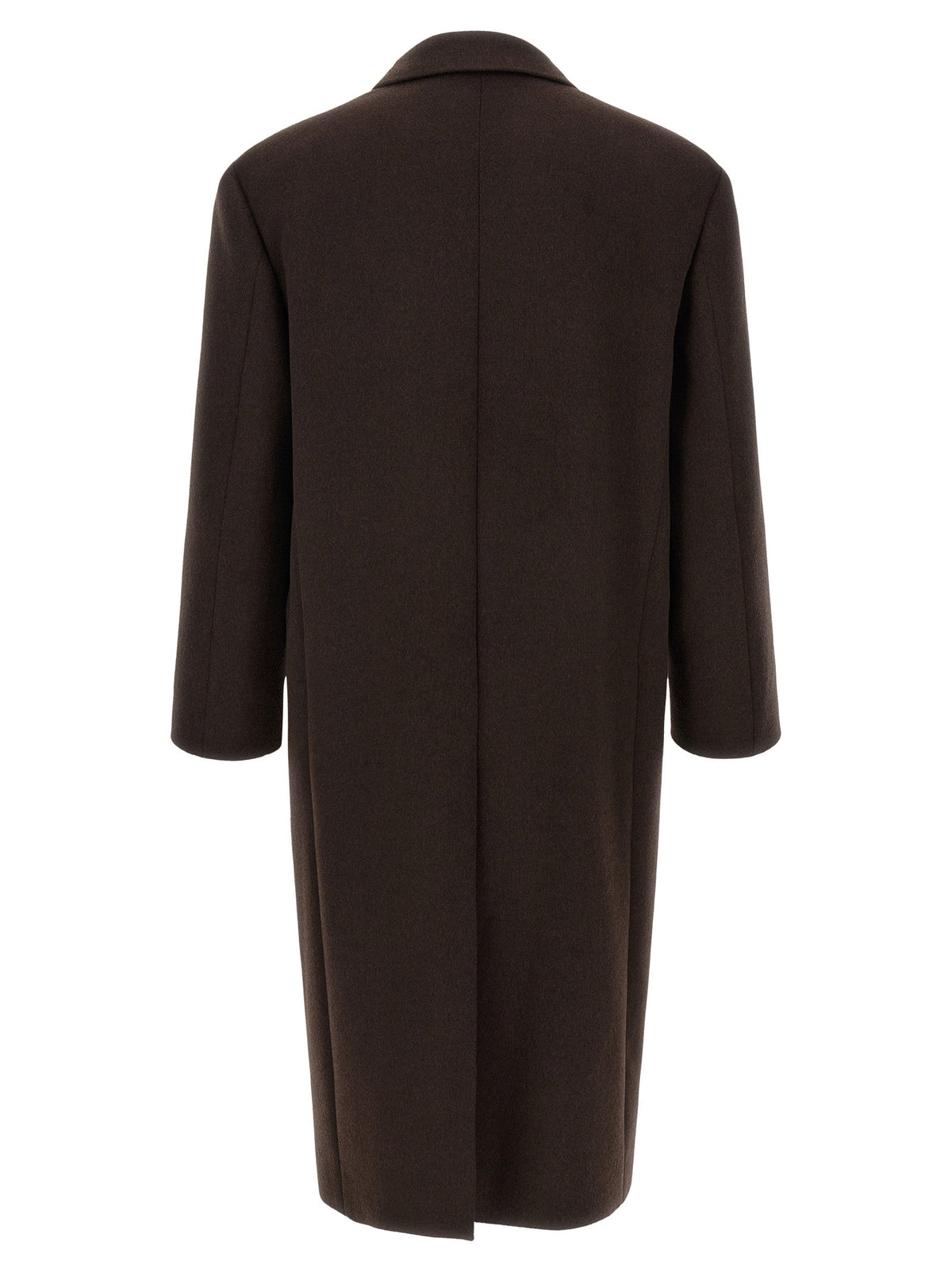 Saint Laurent Brown Wool Coat