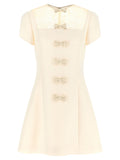 Valentino Garavani White Virgin Wool Short Dress