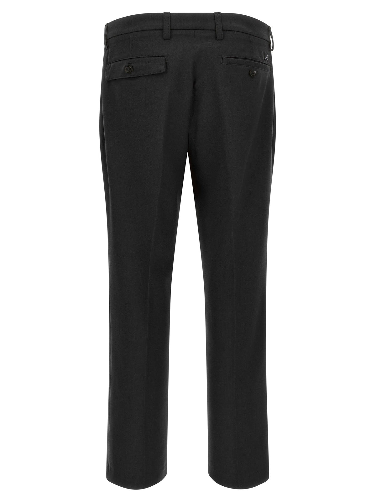 Department 5 Black Polyester Chino Pants