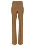 Valentino Garavani Beige Virgin Wool Dress Pants