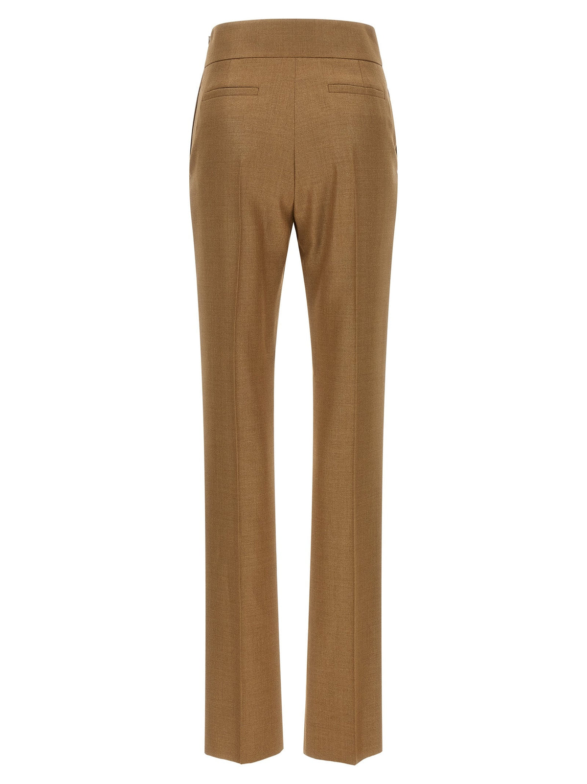 Valentino Garavani Beige Virgin Wool Dress Pants
