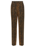 Twinset Brown Viscose Casual Pants