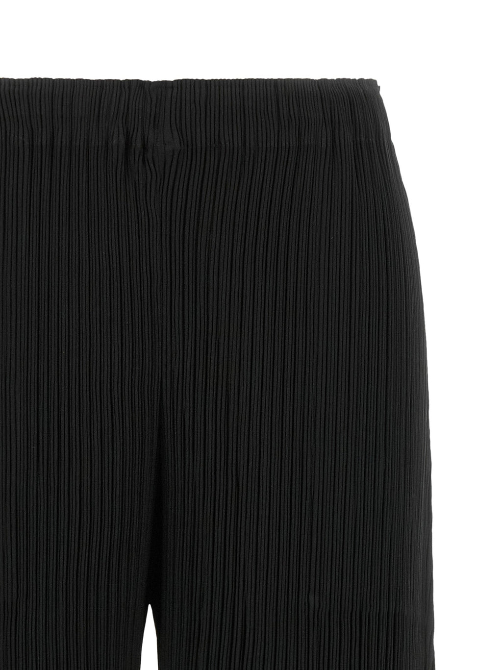 Issey Miyake Black Polyester Casual Pants
