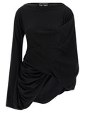 Junya Watanabe Black Wool Blouse