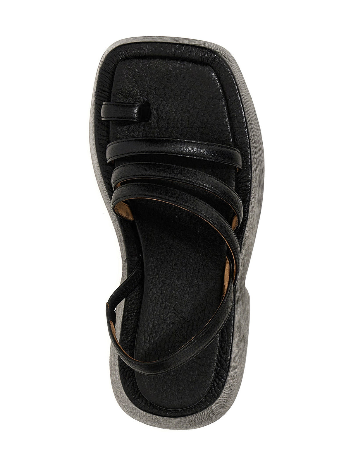 Marsell Black Calfskin Stiletto Heel Sandals