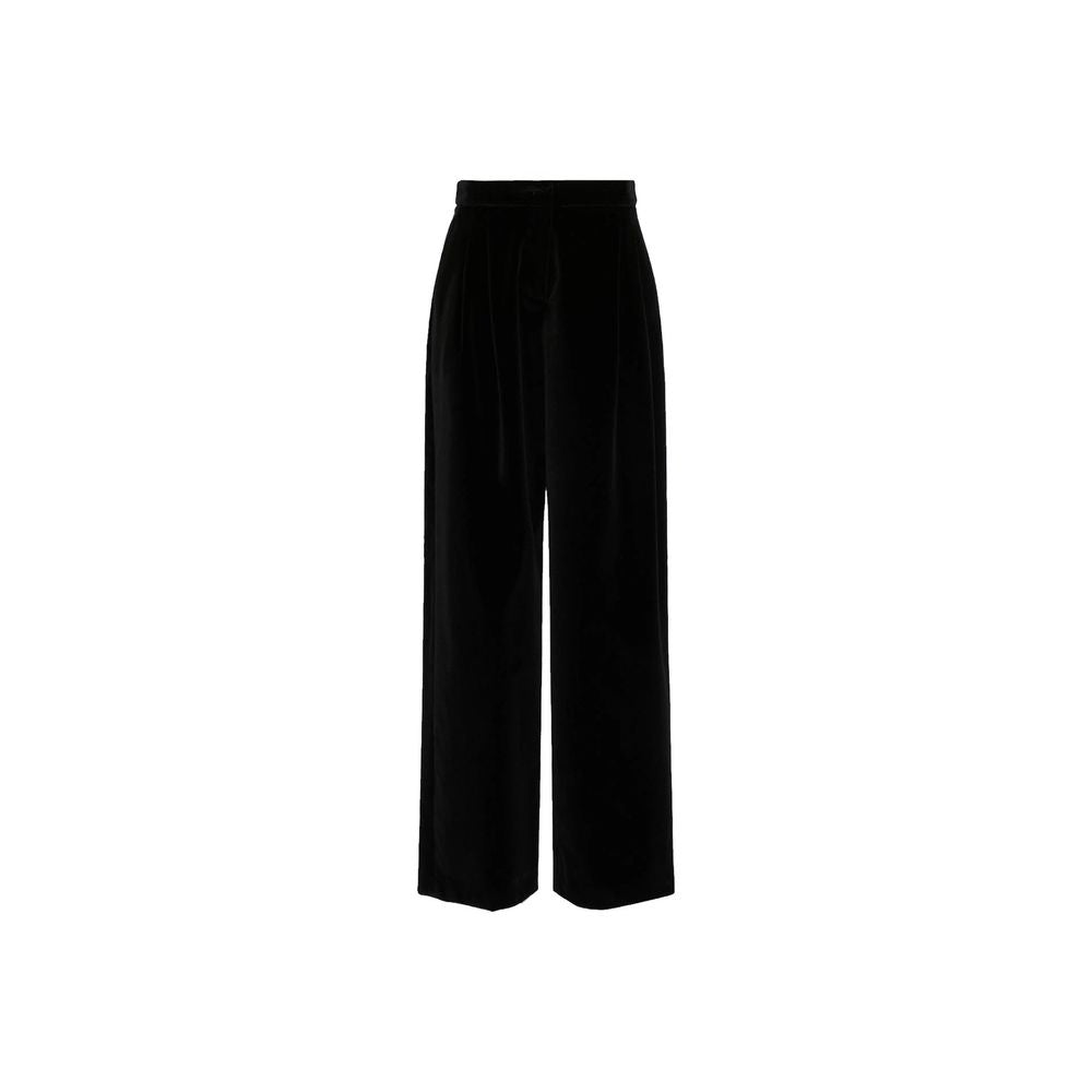 Max Mara Black Cotton Pants