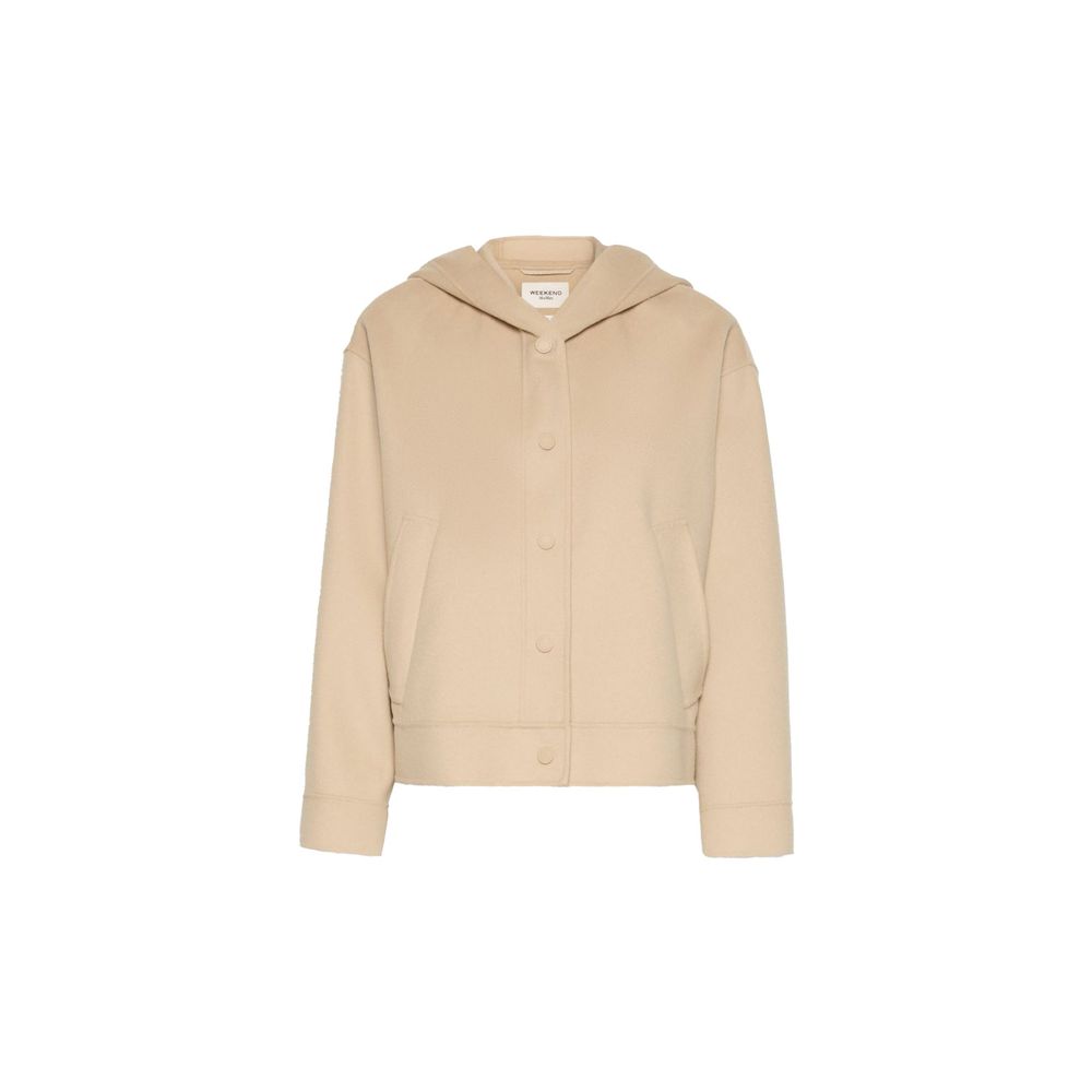 Max Mara Beige Polyamide Shell Jacket