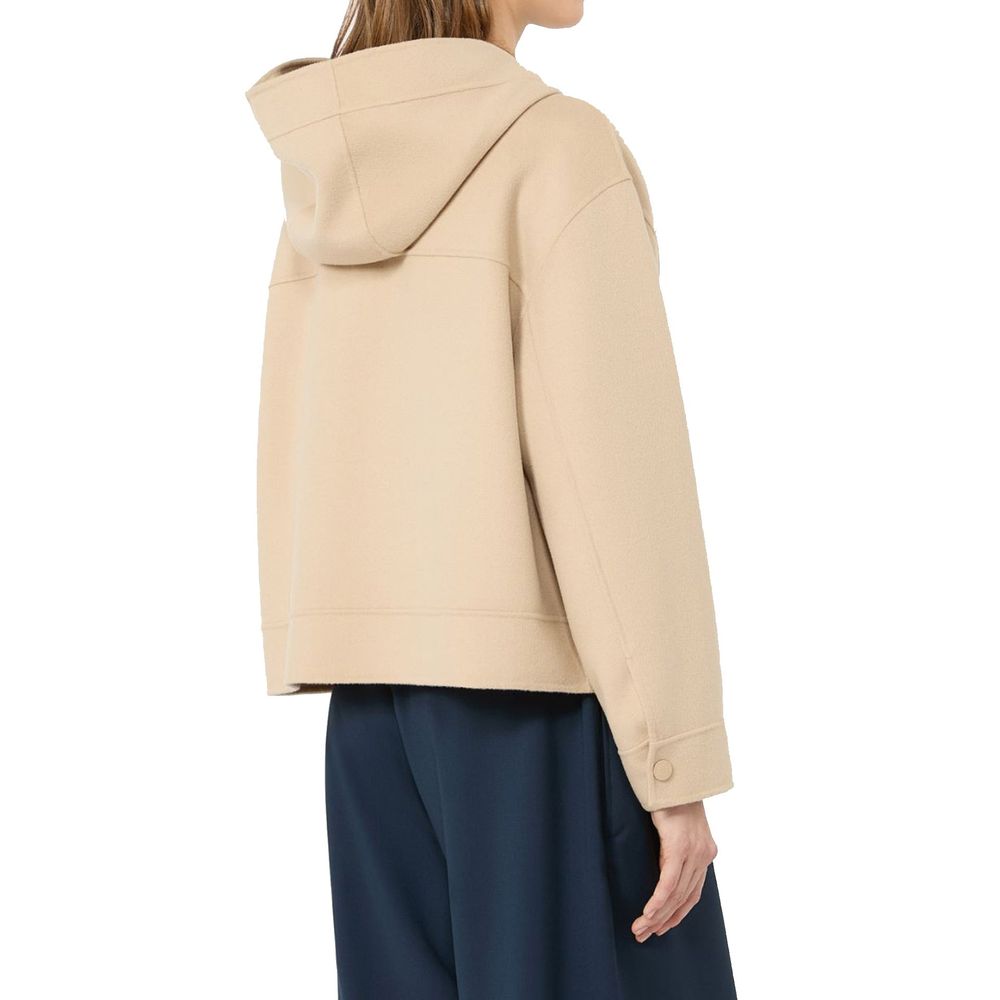 Max Mara Beige Polyamide Shell Jacket