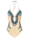 Zimmermann Multicolor Polyamide One-Piece Swimsuit