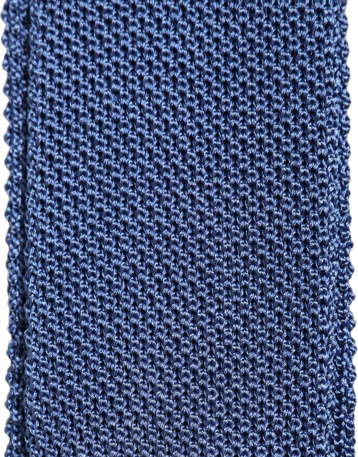 Dolce & Gabbana Men Blue Silk Knitted Skinny Adjustable Tied Necktie Tie