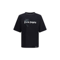 Palm Angels Black Cotton T-Shirt