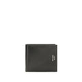 Prada Black Calf Leather Bos Taurus Wallet