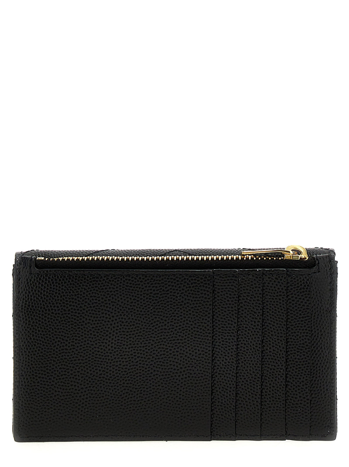 Saint Laurent Black Calfskin Cardholder