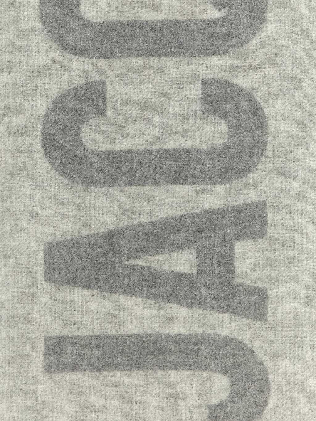 Jacquemus Gray Wool Foulard