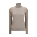 'S Max Mara Beige Wool Oves Aries Turtleneck