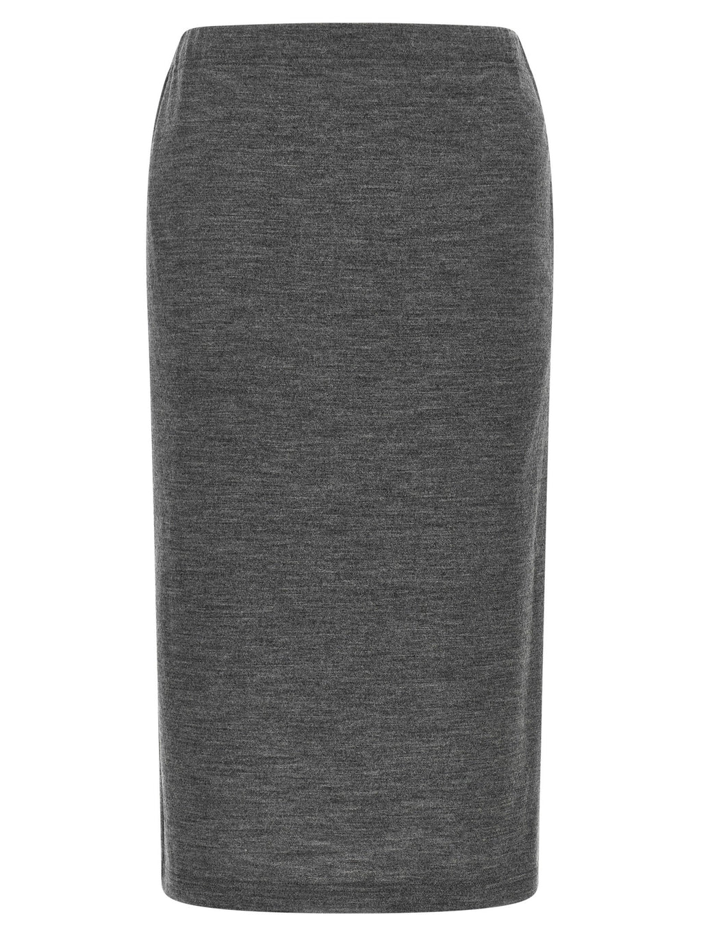 Junya Watanabe Gray Wool Midi Skirt