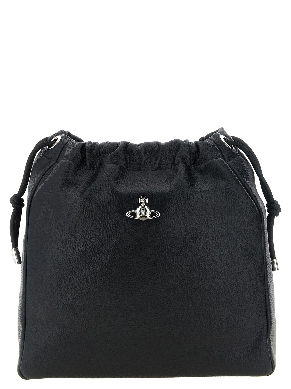 Vivienne Westwood Black Polyethylene Shoulder Bag