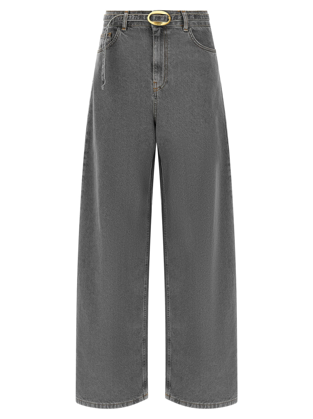 Twinset Gray Cotton Jeans Denim