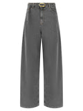 Twinset Gray Cotton Jeans Denim