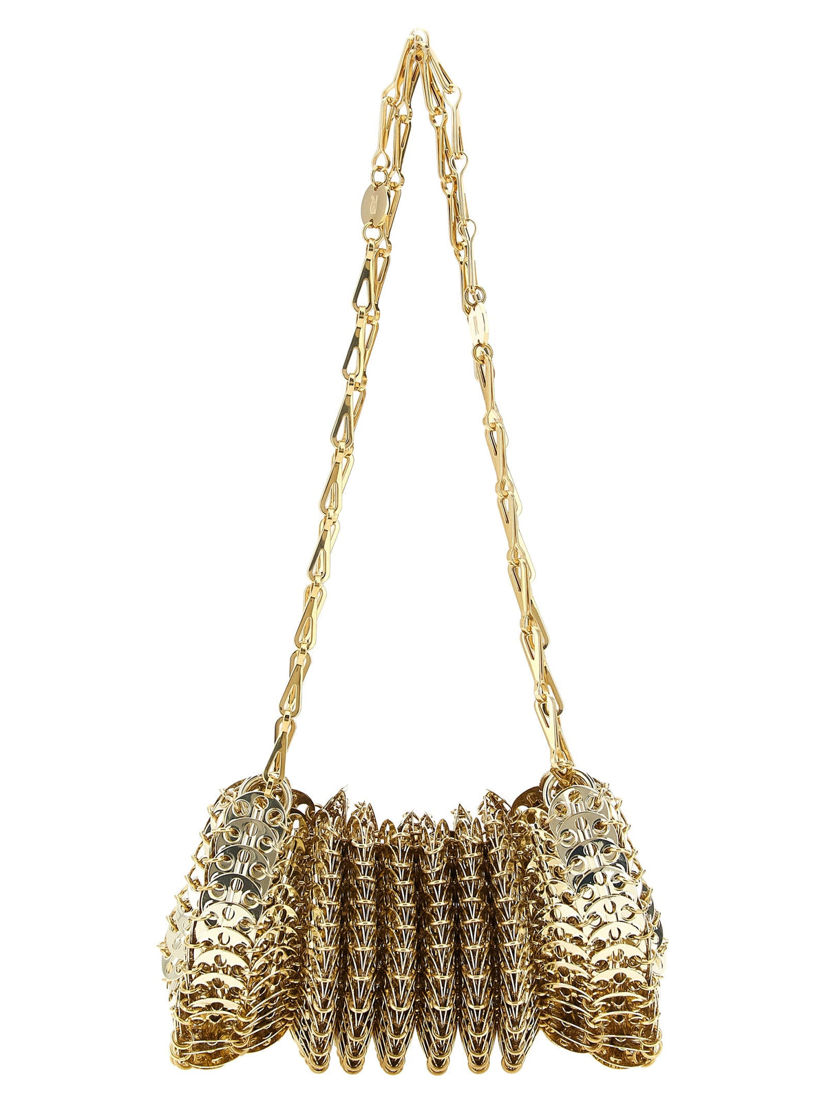 Paco Rabanne Gold Stainless Steel Shoulder Bag