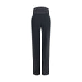 Ermanno Scervino Black Viscose Casual Pants
