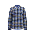 Guest in Residence Blue Cashmere Pattern Shirt