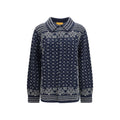 Guest in Residence Blue Cashmere Pattern Shirt