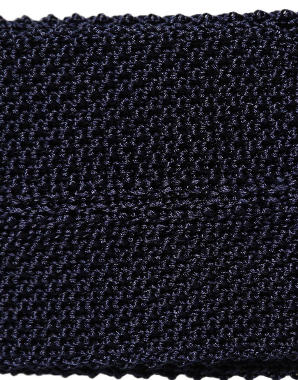 Dolce & Gabbana Dark Blue Textured Knitted Adjustable Necktie Accessory Tie